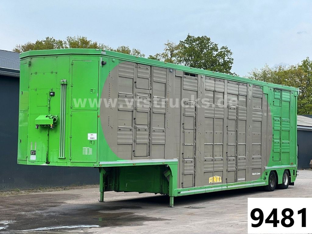 Gyvulių pervežimo puspriekabė FINKL SAV 34 Multi-Liner Hubdach 3/4/3 Stock,VSE: foto 1