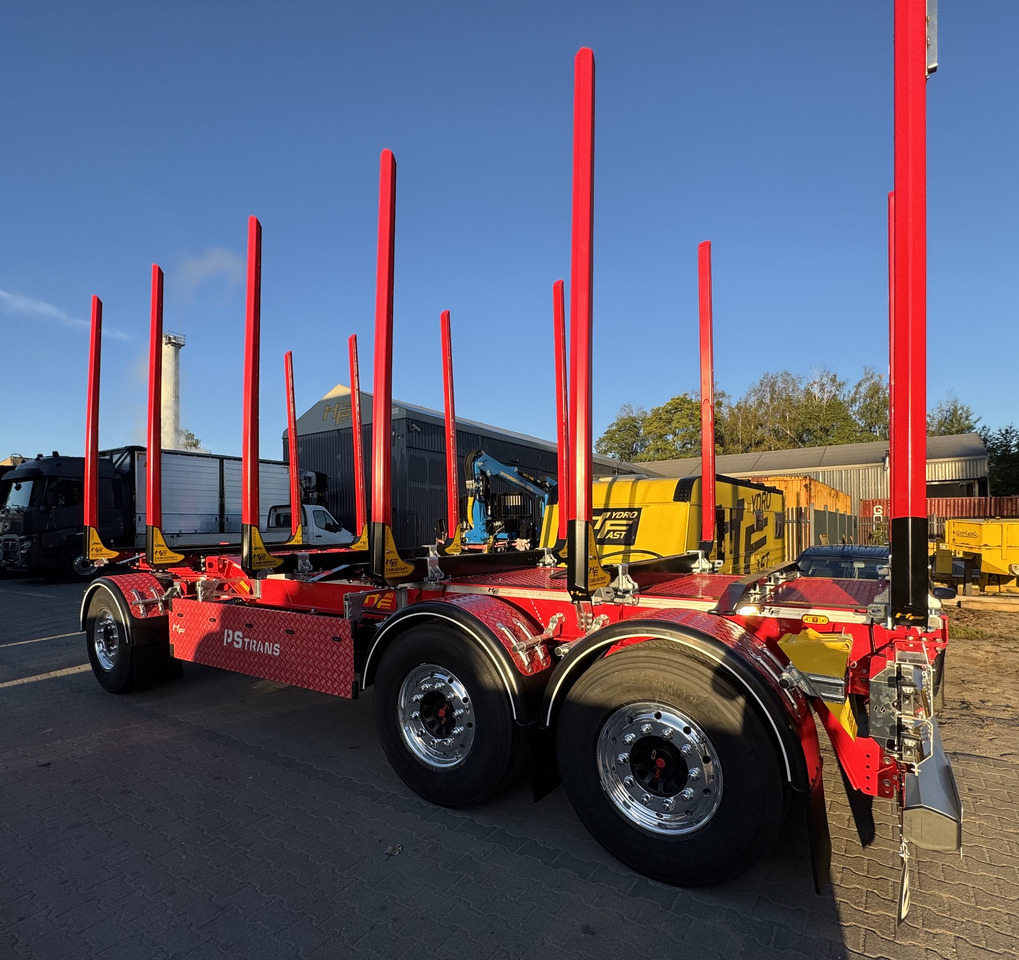 HYDROFAST Przyczepa 3 osiowa / 3 axles timber transport trailer / Remorque à 3 essieux pour le transport de bois / 3-Achs-Rungenanhänger / 3-tengelyes-rönkszállító-pótkocsi / Remorcă pentru transportul lemnului - Miškovežio priekaba: foto 2 HYDROFAST Przyczepa 3 osiowa / 3 axles timber transport trailer / Remorque à 3 essieux pour le transport de bois / 3-Achs-Rungenanhänger / 3-tengelyes-rönkszállító-pótkocsi / Remorcă pentru transportul lemnului - Miškovežio priekaba: foto 2