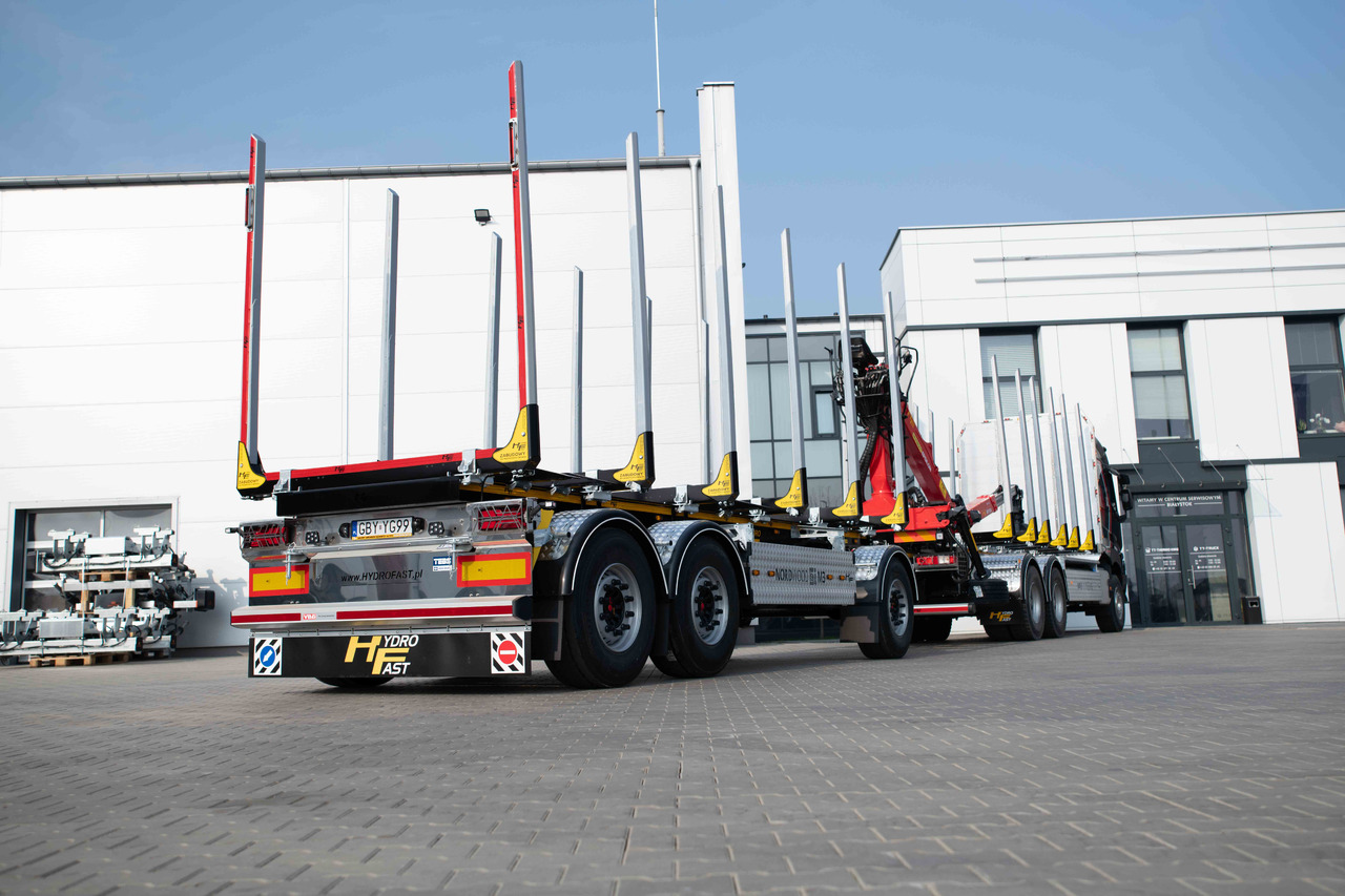 Hydrofast Przyczepa 3 - osiowa / 3 axles trailer for timber transport / 3 Achsen Anhänger für Holztransport - Miškovežio priekaba: foto 5 Hydrofast Przyczepa 3 - osiowa / 3 axles trailer for timber transport / 3 Achsen Anhänger für Holztransport - Miškovežio priekaba: foto 5