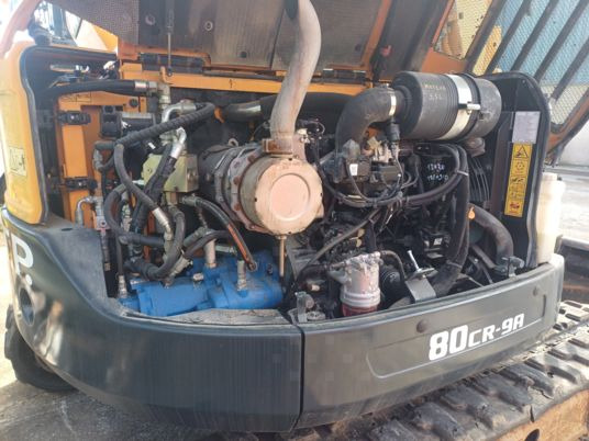 Hyundai R80 -9A - Vikšrinis ekskavatorius: foto 5 Hyundai R80 -9A - Vikšrinis ekskavatorius: foto 5