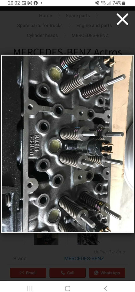 GLOWICA Mercedes Silnik om 471 LA e6 po Regeneracji Gwarancja Montaz - Variklis: foto 2 GLOWICA Mercedes Silnik om 471 LA e6 po Regeneracji Gwarancja Montaz - Variklis: foto 2