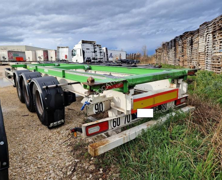 Asca CHARIOT COULISSANT - Konteineris-vežimus/ Sukeisti kūną puspriekabė: foto 1 Asca CHARIOT COULISSANT - Konteineris-vežimus/ Sukeisti kūną puspriekabė: foto 1