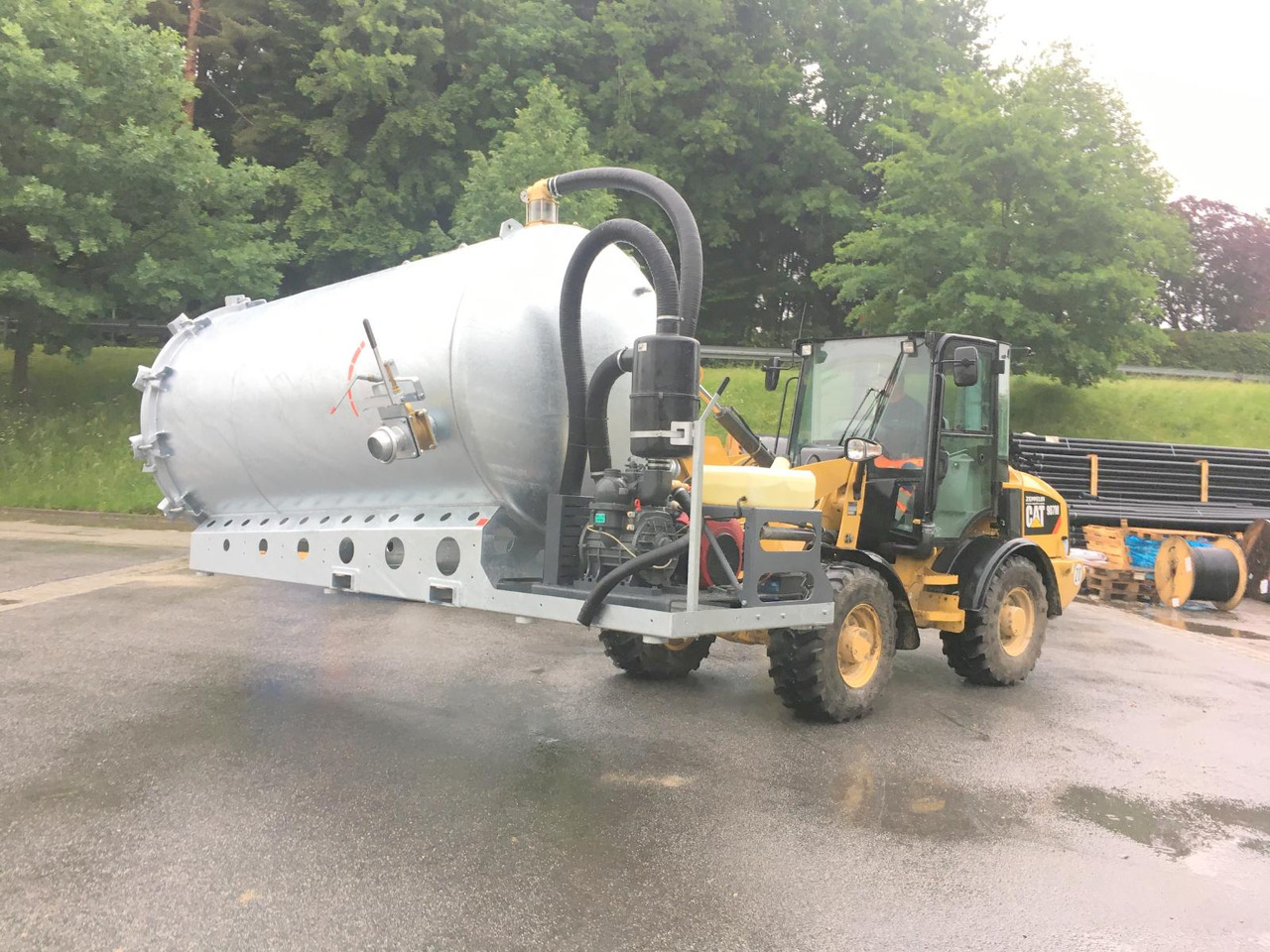 Nauja Asenizatorius M-Vac 1500 / vacuum system for absorb mud and liquids: foto 11
