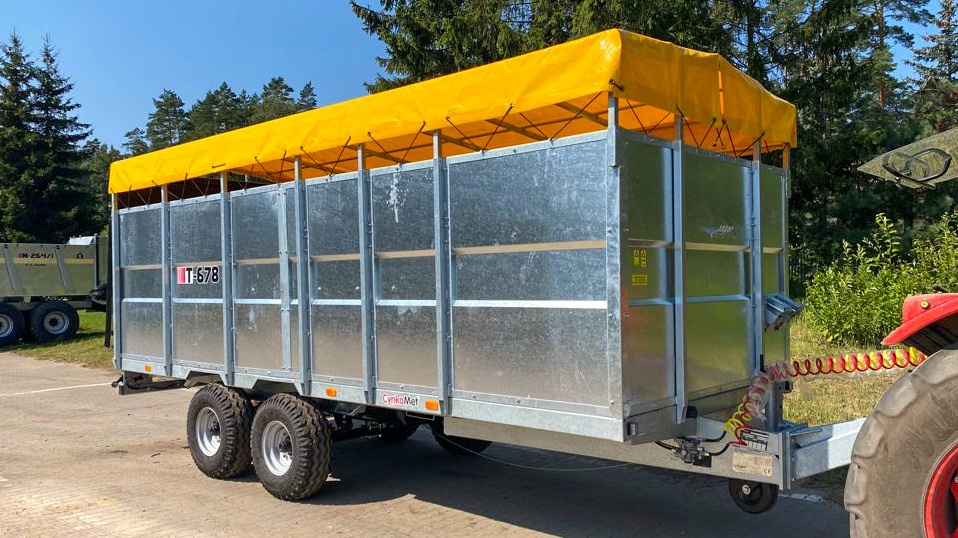 Cynkomet Viehanhänger / Livestock trailer / Remorque bétaillère / Rimorchio per bestiame / Rimorchio per bestiame /Прицеп для перевозки животных / Przyczepa do przewozu zwierząt - Gyvulių pervežimo priekaba: foto 4 Cynkomet Viehanhänger / Livestock trailer / Remorque bétaillère / Rimorchio per bestiame / Rimorchio per bestiame /Прицеп для перевозки животных / Przyczepa do przewozu zwierząt - Gyvulių pervežimo priekaba: foto 4