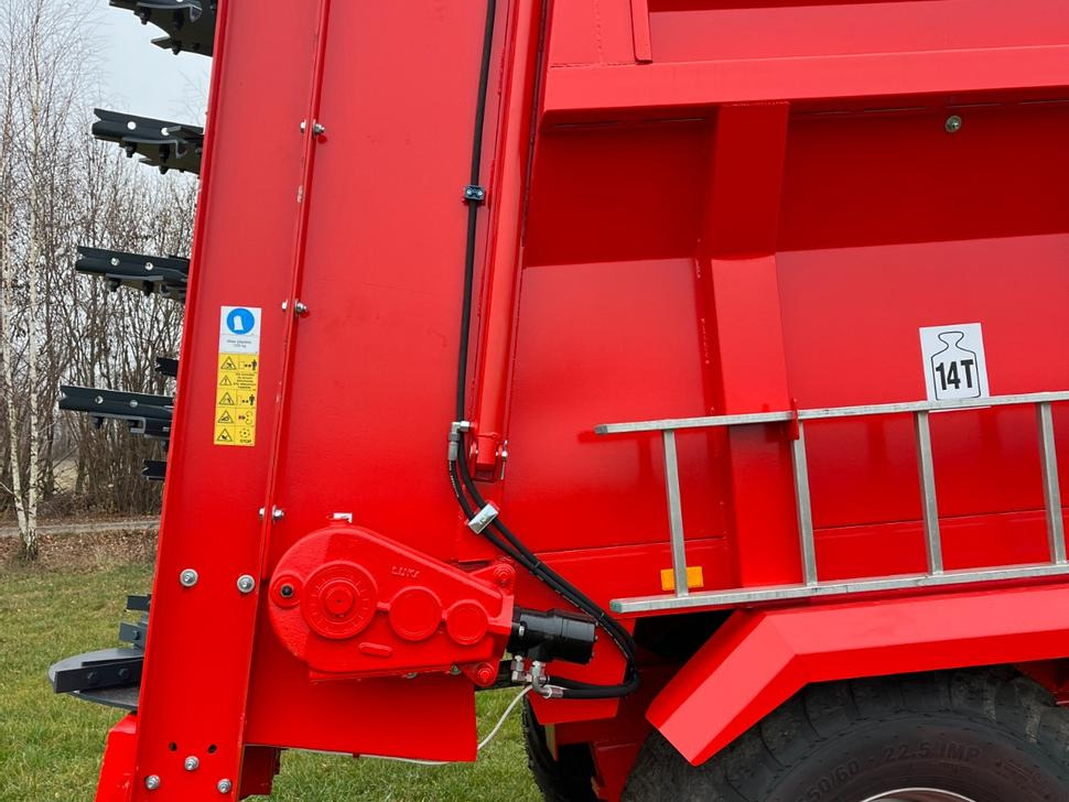 Nauja Mėšlo kratytuvas Roltrans Miststreuer / Manure spreader / Epandeur à fumier / Spandiletame / Разбрасыватель органических удобрений / Rozrzutnik obornika N205S/6 BIZON 14 t: foto 11