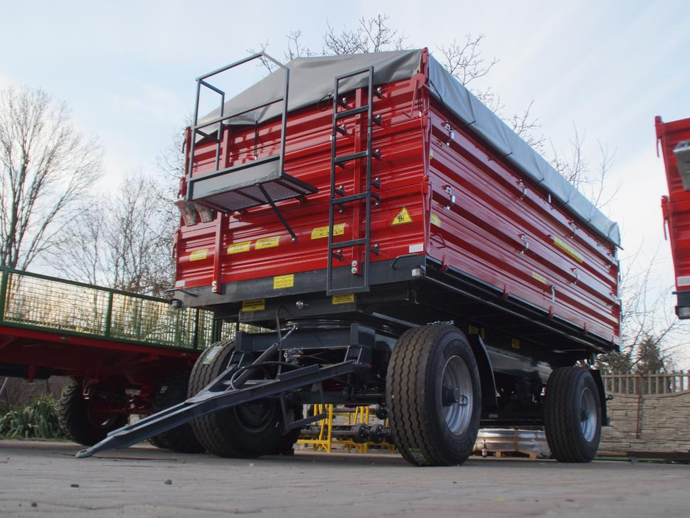 Techmont Anhänger / Trailer / Remorque / Rimorchio / Прицеп двухоосный бортовой / Przyczepa dwuosiowa PTD16 12 t - Savivartė traktorinė priekaba: foto 1 Techmont Anhänger / Trailer / Remorque / Rimorchio / Прицеп двухоосный бортовой / Przyczepa dwuosiowa PTD16 12 t - Savivartė traktorinė priekaba: foto 1
