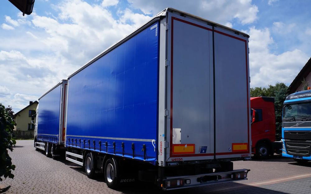 DAF XF 480 EURO 6 ZESTAW TANDEM PRZEJAZDOWY 120 M3 7,7 M + 7,7 M WECON - Tentinis sunkvežimis: foto 3 DAF XF 480 EURO 6 ZESTAW TANDEM PRZEJAZDOWY 120 M3 7,7 M + 7,7 M WECON - Tentinis sunkvežimis: foto 3