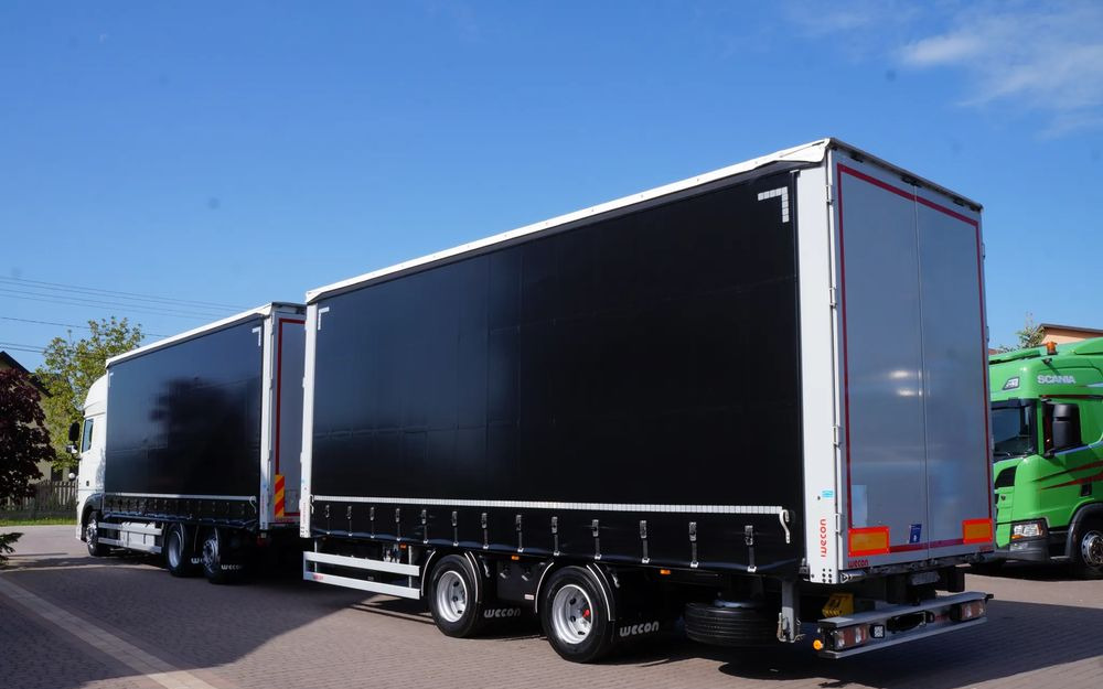 DAF XF 480 EURO 6 ZESTAW TANDEM PRZEJAZDOWY 120 M3 7,7 M + 7,7 M WECON - Tentinis sunkvežimis: foto 4 DAF XF 480 EURO 6 ZESTAW TANDEM PRZEJAZDOWY 120 M3 7,7 M + 7,7 M WECON - Tentinis sunkvežimis: foto 4
