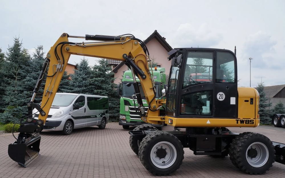 Terex TW 85 Koparka kołowa Sprowadzona silnik DEUTZ Stan Wzorowy - Ratinis ekskavatorius: foto 2 Terex TW 85 Koparka kołowa Sprowadzona silnik DEUTZ Stan Wzorowy - Ratinis ekskavatorius: foto 2