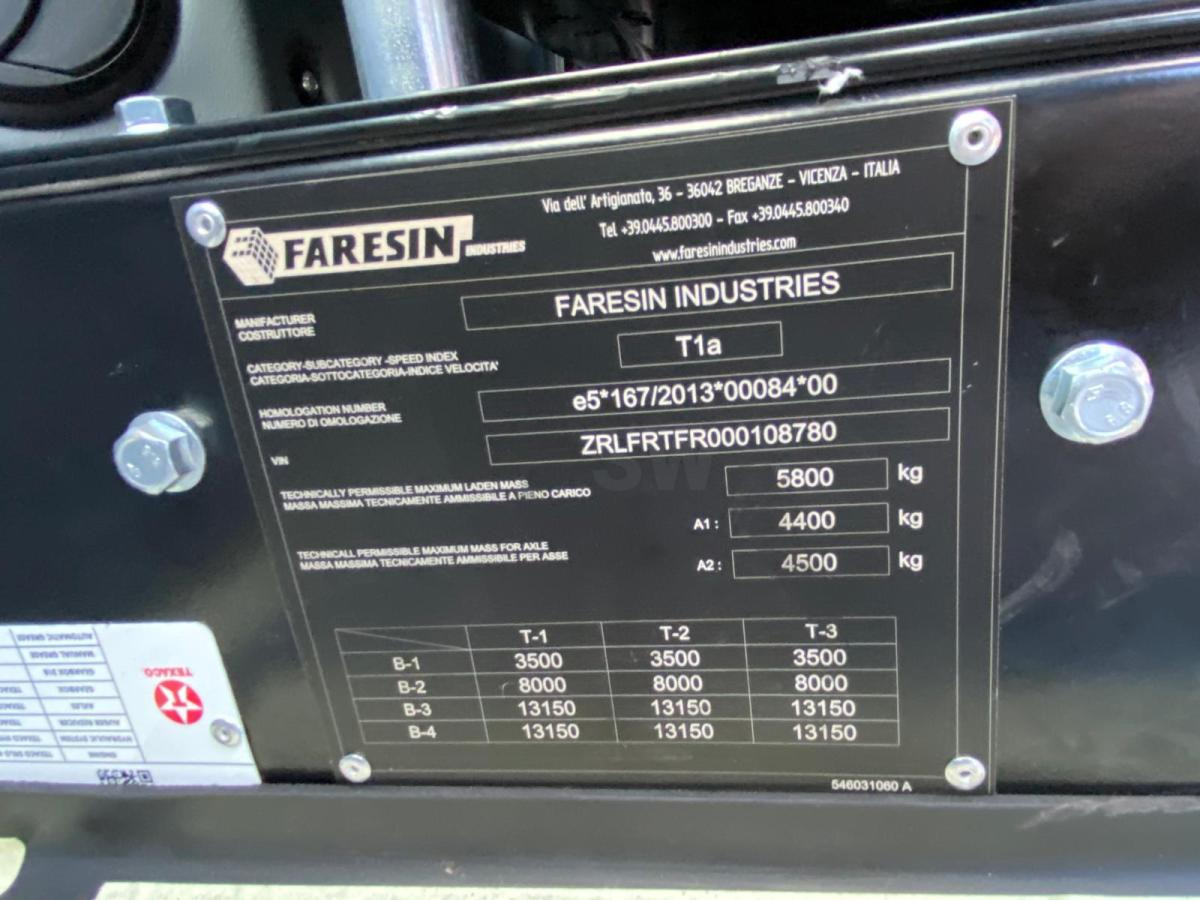 Nauja Krautuvas su šakėmis FARESIN 6.26 CLASSIC 52 Chariot élévateur télescopique (NEUF): foto 28
