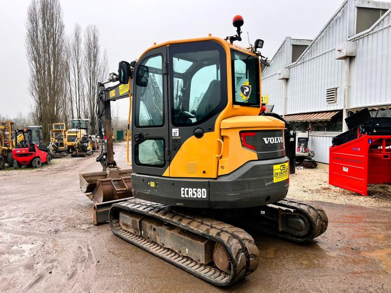 Volvo ECR58D Mini-pelle à chenille 6T - Mini ekskavatorius: foto 3 Volvo ECR58D Mini-pelle à chenille 6T - Mini ekskavatorius: foto 3