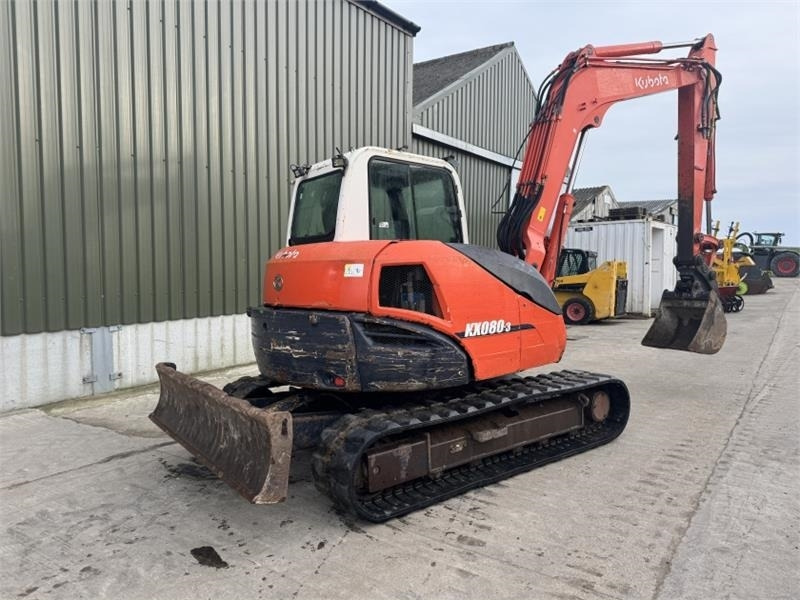 Kubota KX080-3 Digger - Vikšrinis ekskavatorius: foto 4 Kubota KX080-3 Digger - Vikšrinis ekskavatorius: foto 4