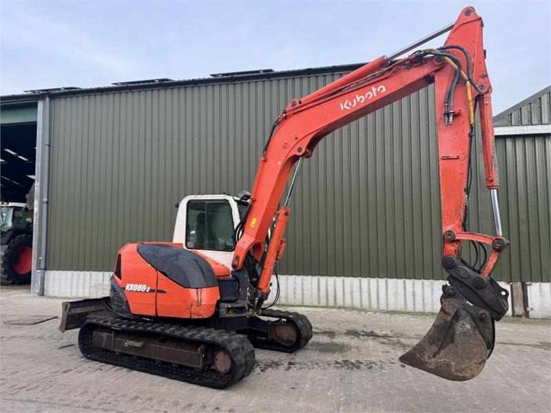 Kubota KX080-3 Digger - Vikšrinis ekskavatorius: foto 3 Kubota KX080-3 Digger - Vikšrinis ekskavatorius: foto 3