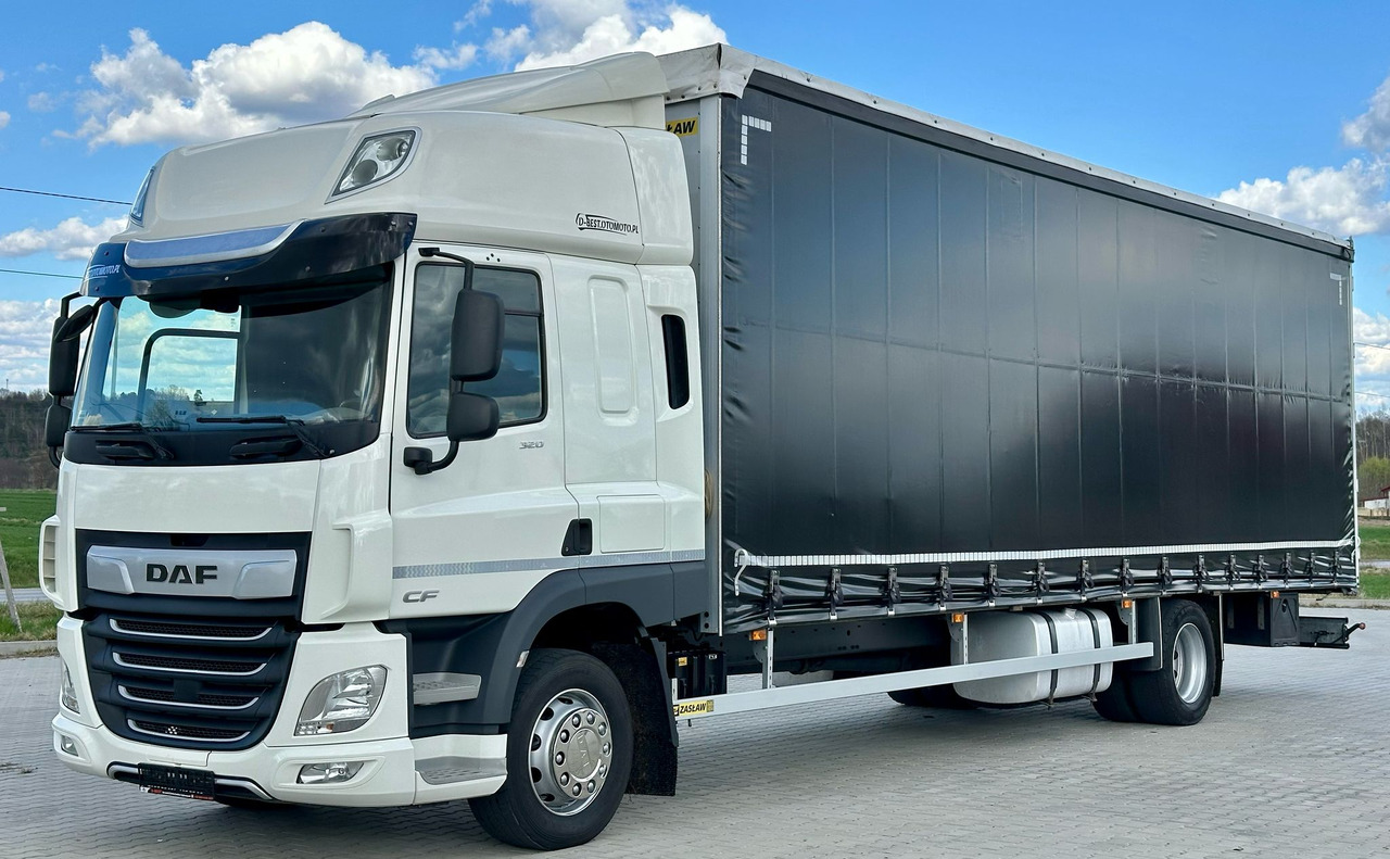 DAF CF 320 / FIRANKA / 23 EUROPALET / SYPIALKA / AUTOMAT / JAK NOWY / 2021 ROK - Tentinis sunkvežimis: foto 2 DAF CF 320 / FIRANKA / 23 EUROPALET / SYPIALKA / AUTOMAT / JAK NOWY / 2021 ROK - Tentinis sunkvežimis: foto 2