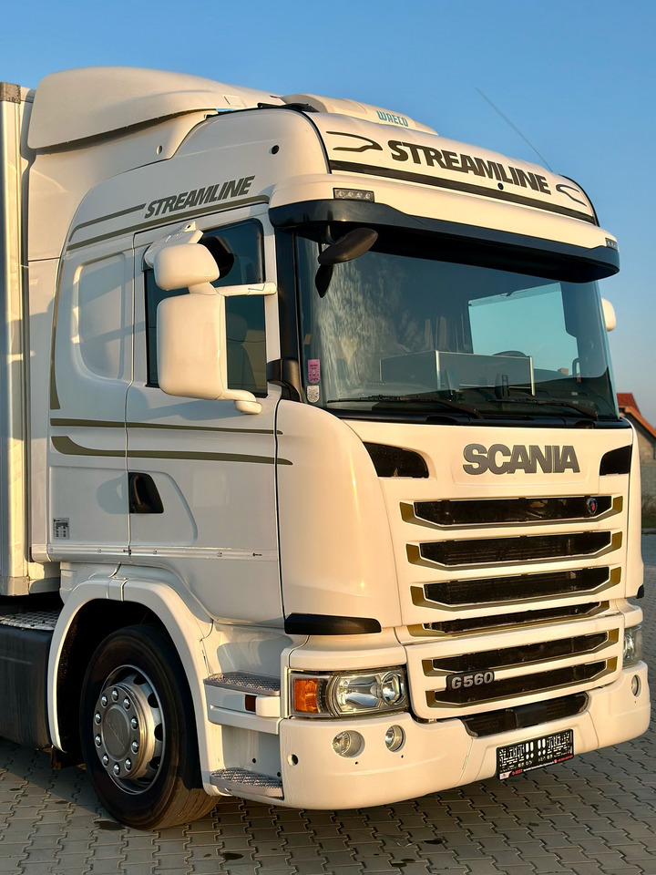 Izoterminis sunkvežimis SCANIA G360 / IZOTERMA / 6.8 M DŁUGOŚCI / AUTOMAT / CAŁA NA PODUSZKACH / KLIMA POSTOJOWA / ELEKTRYCZNA ROLETA TYŁ / SYPIALKA: foto 6