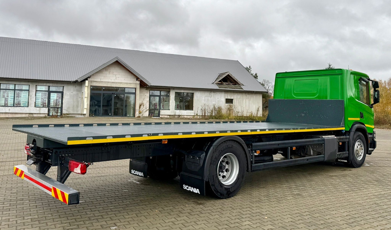 SCANIA P320 / PLATFORMA / NOWY / 5 TYŚ KM / SYPIALKA / 2023 ROK / CAŁA NA PODUSZKACH / 7.7 M DŁUGOŚCI / LAWETA / DO PRZEWOZU MASZYN ROLNICZYCH ITP - Platforminis/ Bortinis sunkvežimis: foto 4 SCANIA P320 / PLATFORMA / NOWY / 5 TYŚ KM / SYPIALKA / 2023 ROK / CAŁA NA PODUSZKACH / 7.7 M DŁUGOŚCI / LAWETA / DO PRZEWOZU MASZYN ROLNICZYCH ITP - Platforminis/ Bortinis sunkvežimis: foto 4