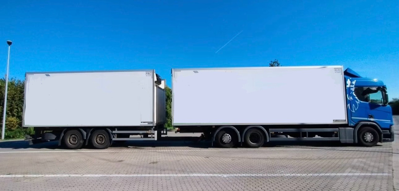 SCANIA ZESTAW / CHŁODNIA / LAMBERET / 6X2 / 36 EUROPALET / SERWISOWANY / AUTOMAT / SYPIALKA - Refrižeratorius sunkvežimis: foto 4 SCANIA ZESTAW / CHŁODNIA / LAMBERET / 6X2 / 36 EUROPALET / SERWISOWANY / AUTOMAT / SYPIALKA - Refrižeratorius sunkvežimis: foto 4