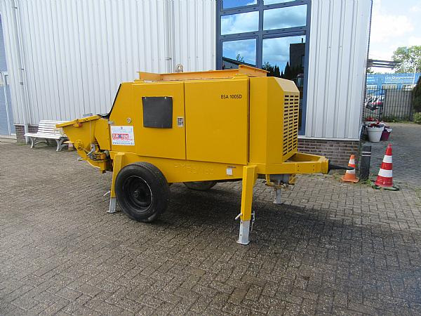 2014 PUTZMEISTER BSA 1005 DC- concrete pump. - Stacionarus betono siurblys: foto 2 2014 PUTZMEISTER BSA 1005 DC- concrete pump. - Stacionarus betono siurblys: foto 2