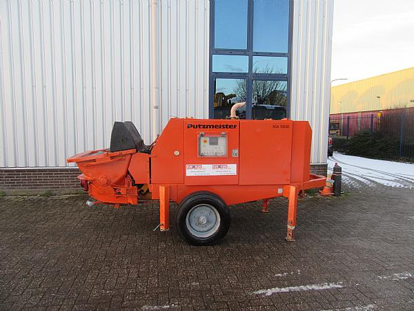 2014 PUTZMEISTER BSA1005 DC trailer mounted. - Stacionarus betono siurblys: foto 1 2014 PUTZMEISTER BSA1005 DC trailer mounted. - Stacionarus betono siurblys: foto 1