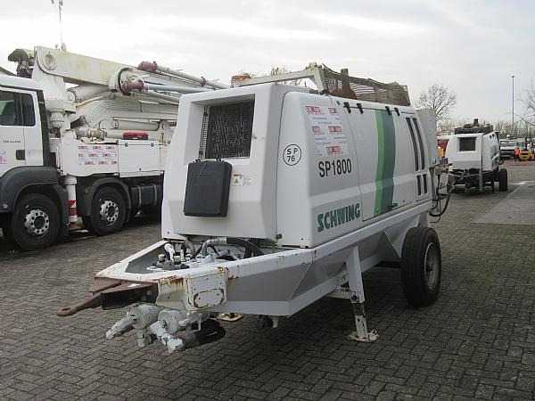 2015 SCHWING SP 1800 D 129KW - Stacionarus betono siurblys: foto 3 2015 SCHWING SP 1800 D 129KW - Stacionarus betono siurblys: foto 3
