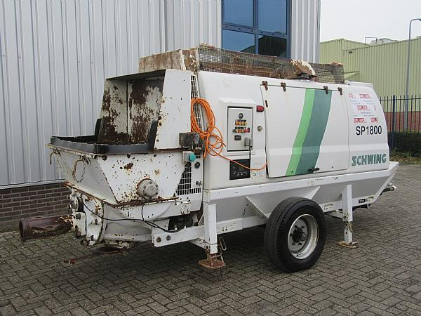 2015 SCHWING SP 1800 D 129KW - Stacionarus betono siurblys: foto 2 2015 SCHWING SP 1800 D 129KW - Stacionarus betono siurblys: foto 2