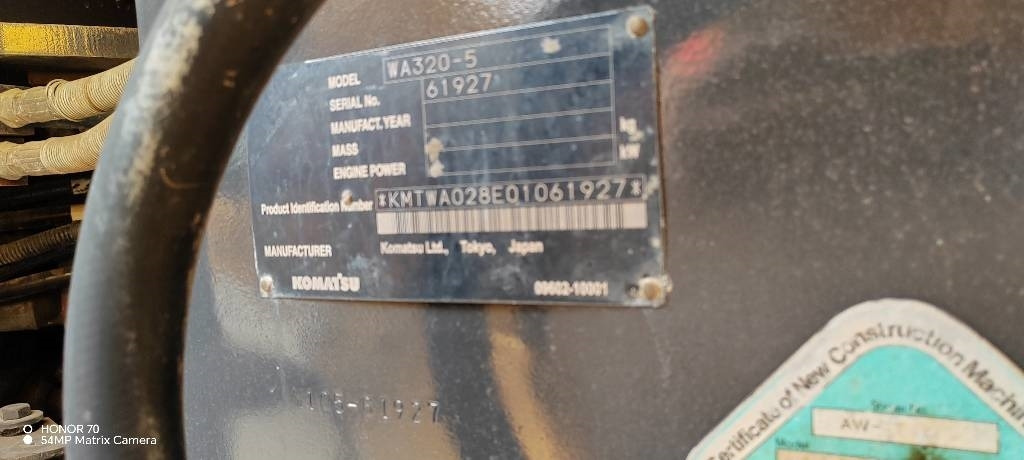 Komatsu WA 320-5 - Ratinis krautuvas: foto 5 Komatsu WA 320-5 - Ratinis krautuvas: foto 5