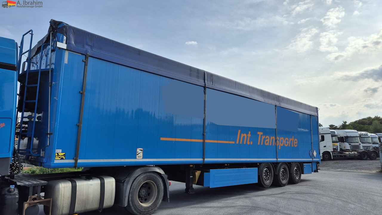 Kraker CF-200 Cargo-Floor Boden, Liftachse, SAF Achsen - Su slankiojanciomis grindimis puspriekabė: foto 1 Kraker CF-200 Cargo-Floor Boden, Liftachse, SAF Achsen - Su slankiojanciomis grindimis puspriekabė: foto 1