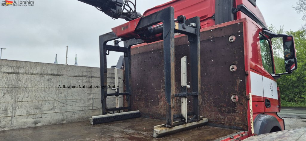 Mercedes-Benz DB 2545 HIAB 166 mit Zange. Lift-Lenkachse einsatzbereit - Platforminis/ Bortinis sunkvežimis, Sunkvežimis su kranu: foto 3 Mercedes-Benz DB 2545 HIAB 166 mit Zange. Lift-Lenkachse einsatzbereit - Platforminis/ Bortinis sunkvežimis, Sunkvežimis su kranu: foto 3