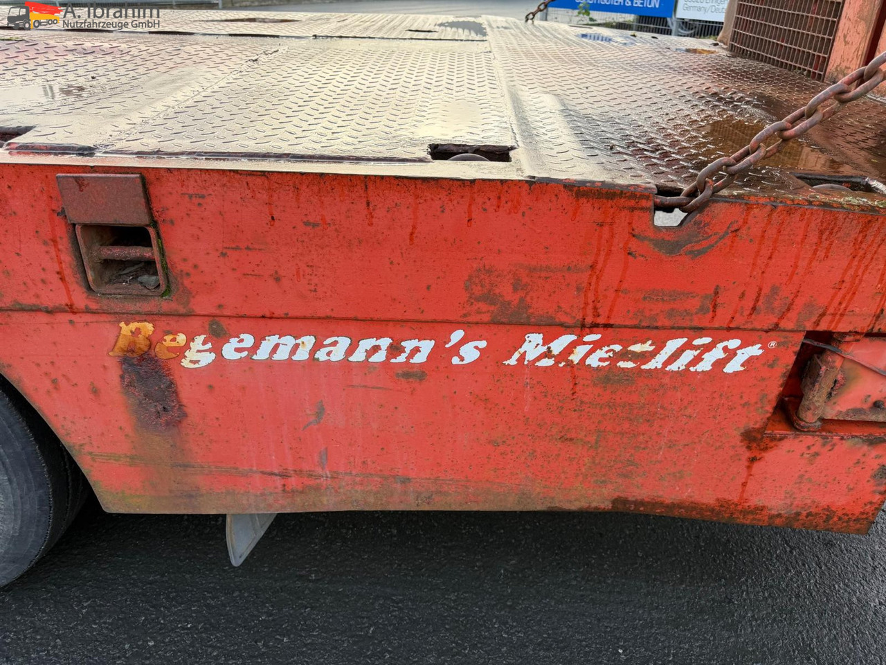 Nooteboom OSD-48-03 V/L ausziehbar | 1 x Lenkachse | Rampen - Žemo profilio platforma puspriekabė: foto 5 Nooteboom OSD-48-03 V/L ausziehbar | 1 x Lenkachse | Rampen - Žemo profilio platforma puspriekabė: foto 5