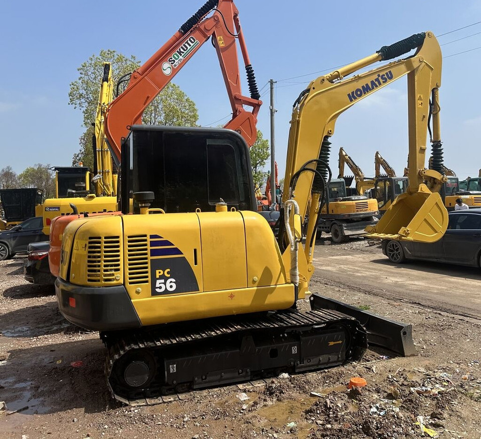 Komatsu PC56 - Mini ekskavatorius: foto 1 Komatsu PC56 - Mini ekskavatorius: foto 1
