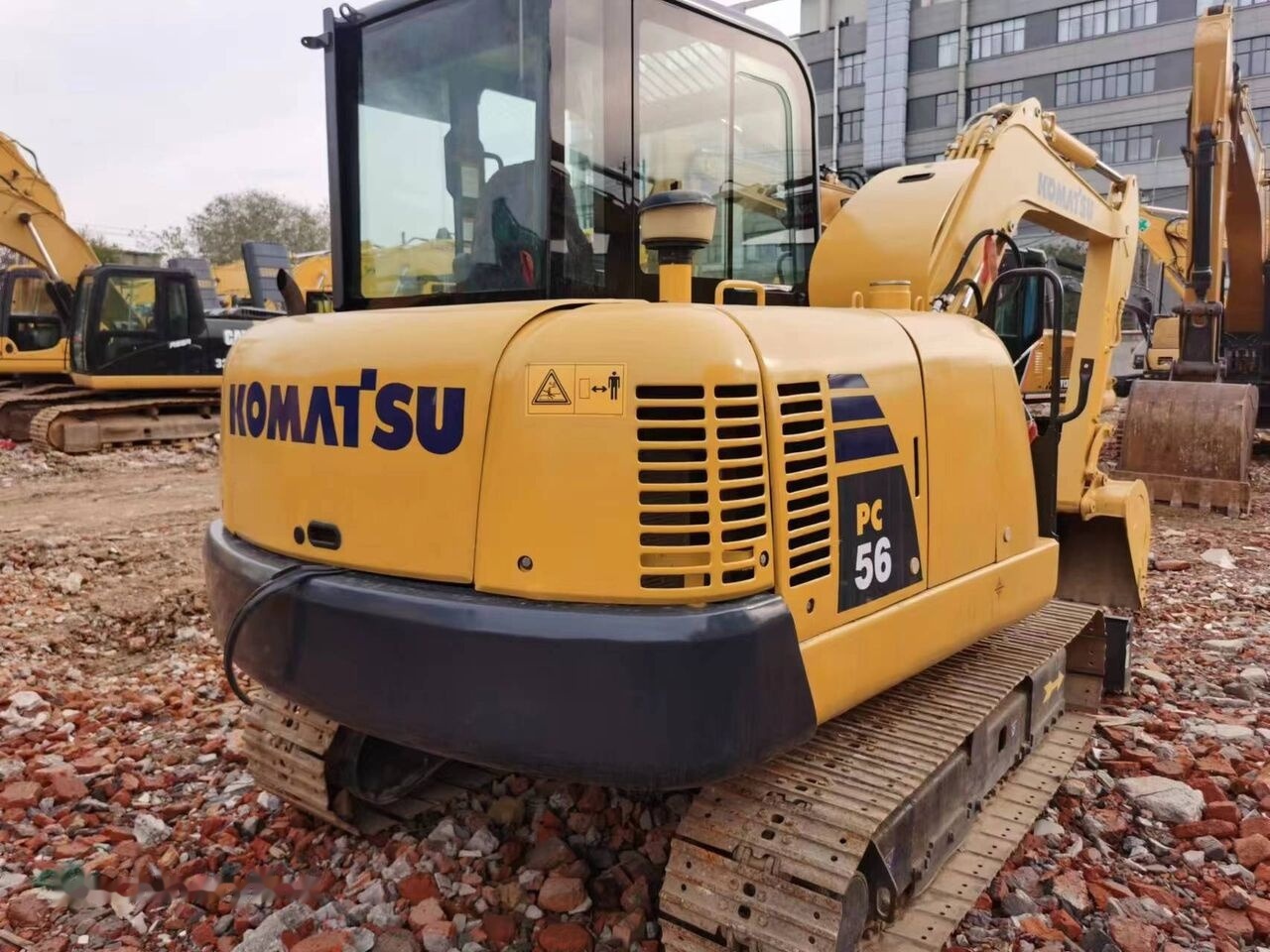 Komatsu PC56 - Mini ekskavatorius: foto 4 Komatsu PC56 - Mini ekskavatorius: foto 4