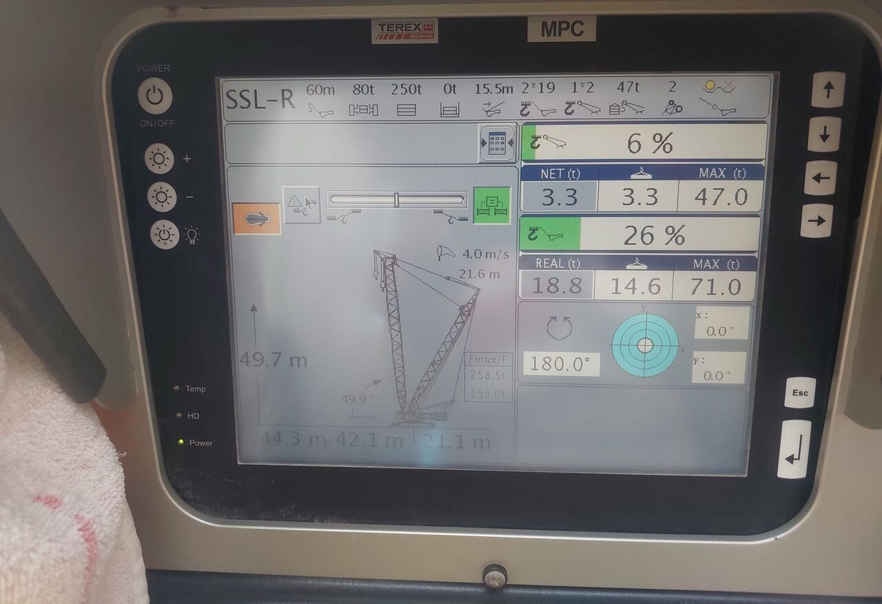 Terex Demag CC6800 - Vikšrinis kranas: foto 2 Terex Demag CC6800 - Vikšrinis kranas: foto 2