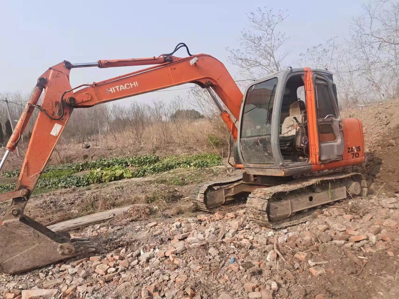 HITACHI ZX70 - Mini ekskavatorius: foto 1 HITACHI ZX70 - Mini ekskavatorius: foto 1