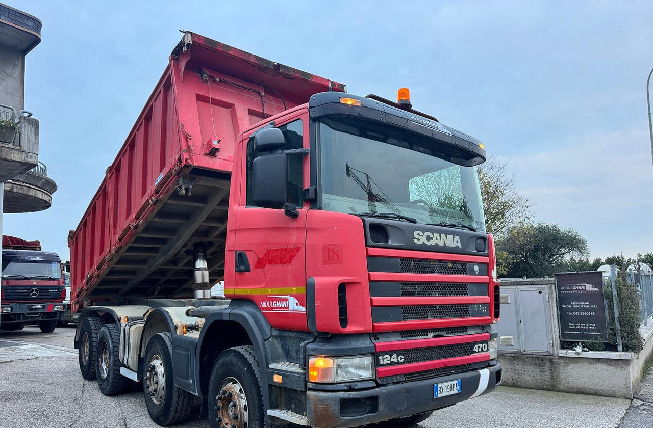 Scania R124/470 Ribaltabile 8X4 - Savivartis sunkvežimis: foto 1 Scania R124/470 Ribaltabile 8X4 - Savivartis sunkvežimis: foto 1