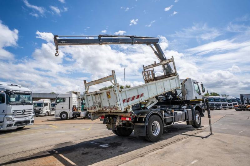 Renault KERAX 370 DXI + TRI BENNE+HIAB 16t/m + 2 EXT - Savivartis sunkvežimis, Sunkvežimis su kranu: foto 4 Renault KERAX 370 DXI + TRI BENNE+HIAB 16t/m + 2 EXT - Savivartis sunkvežimis, Sunkvežimis su kranu: foto 4