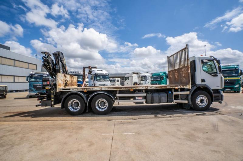 Renault LANDER 340 DXI-6X4+HIAB 14 T/m/3xhydr. - Platforminis/ Bortinis sunkvežimis, Sunkvežimis su kranu: foto 5 Renault LANDER 340 DXI-6X4+HIAB 14 T/m/3xhydr. - Platforminis/ Bortinis sunkvežimis, Sunkvežimis su kranu: foto 5