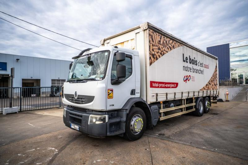 Renault PREMIUM 310 6X2 + Palfinger 2.5T - Tentinis sunkvežimis: foto 1 Renault PREMIUM 310 6X2 + Palfinger 2.5T - Tentinis sunkvežimis: foto 1