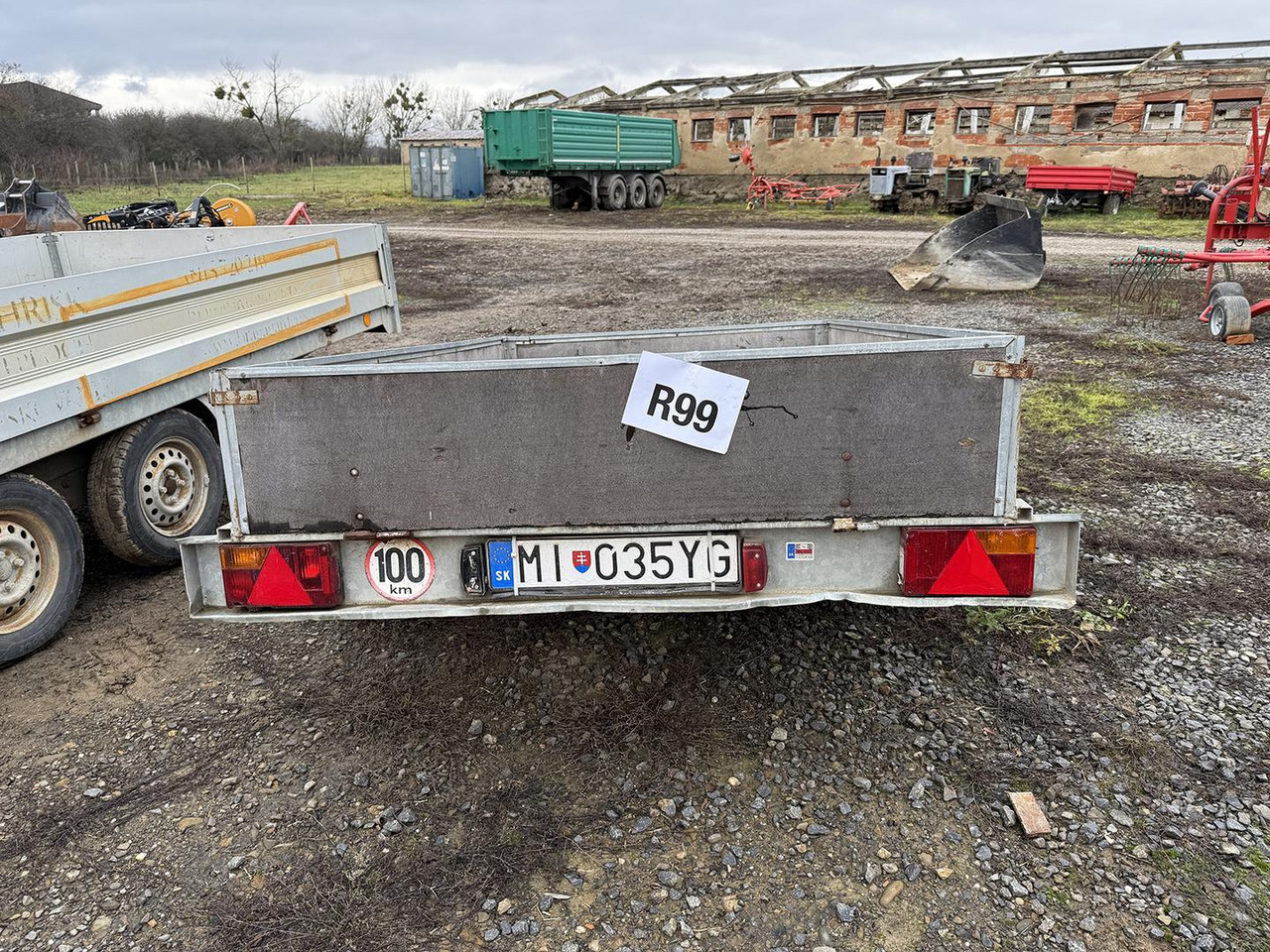 Agados Kangaro, 15, Prívesný vozík 600kg - Automobilinė priekaba: foto 3 Agados Kangaro, 15, Prívesný vozík 600kg - Automobilinė priekaba: foto 3