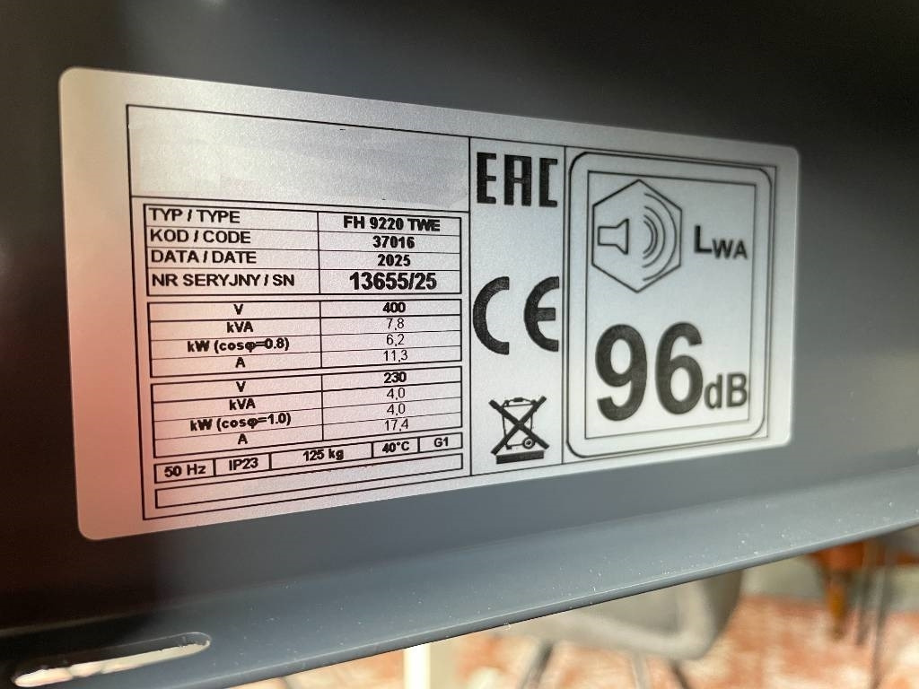 Honda FH9220TWE - 8.7 kVA generator - DPX-17965 - Elektrinis generatorius: foto 5 Honda FH9220TWE - 8.7 kVA generator - DPX-17965 - Elektrinis generatorius: foto 5