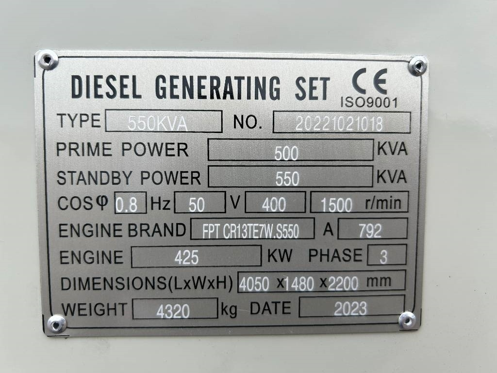 Iveco CR13TE7W - 550 kVA Generator - DPX-19797 - Elektrinis generatorius: foto 4 Iveco CR13TE7W - 550 kVA Generator - DPX-19797 - Elektrinis generatorius: foto 4