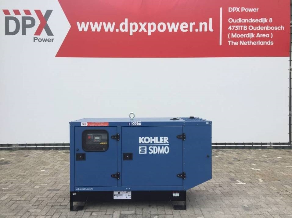 Sdmo J22 - 22 kVA Generator - DPX-17100 - Elektrinis generatorius: foto 1 Sdmo J22 - 22 kVA Generator - DPX-17100 - Elektrinis generatorius: foto 1