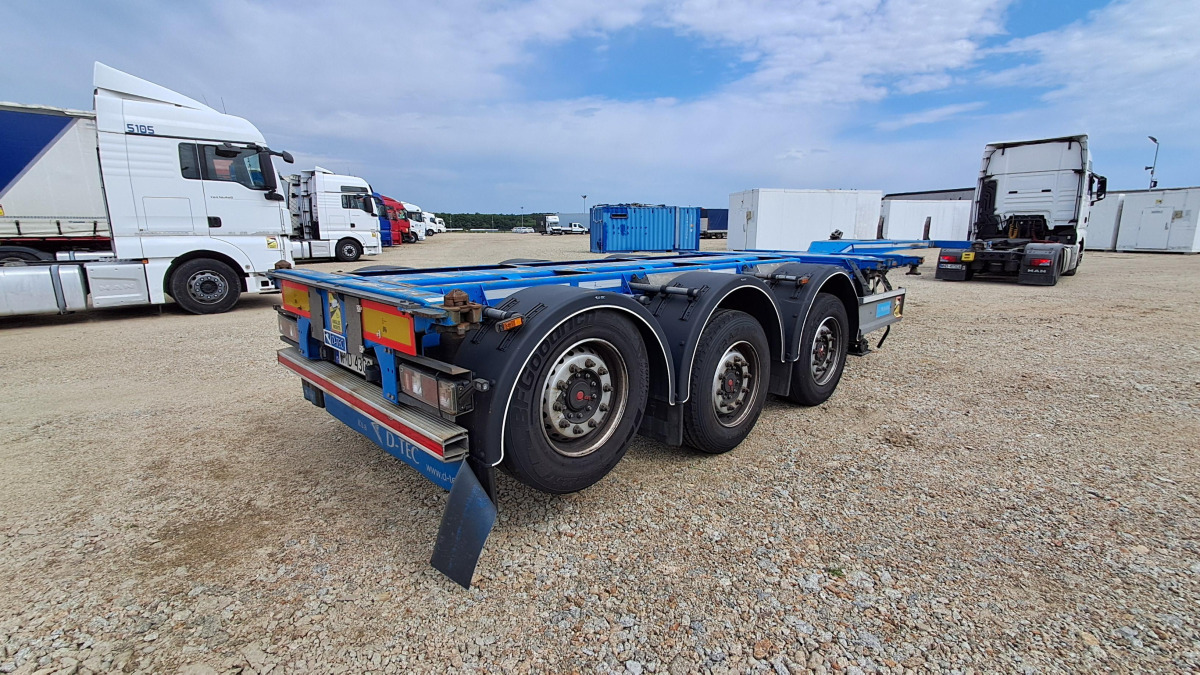 D-TEC FLEXITRAILER POD KONTENERY - Konteineris-vežimus/ Sukeisti kūną priekaba: foto 5 D-TEC FLEXITRAILER POD KONTENERY - Konteineris-vežimus/ Sukeisti kūną priekaba: foto 5