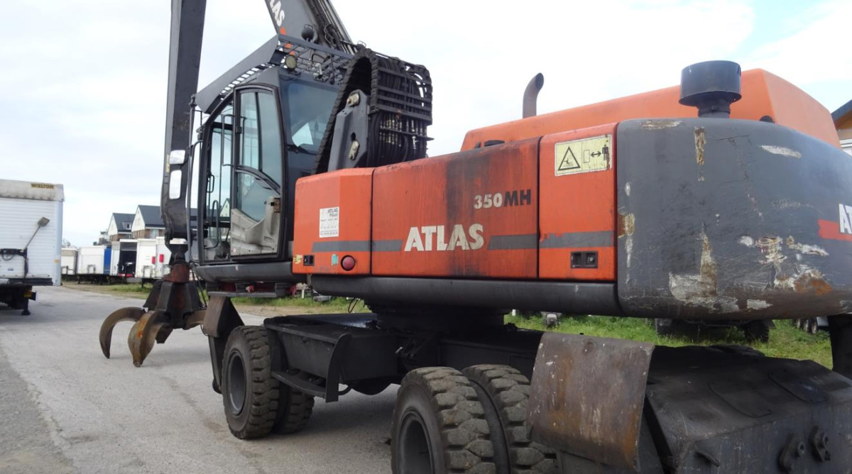 Maszyna przeładunkowa ATLAS 350MH - 2013/2018 - 166kW - 15,9m zasięgu - Ekskavatorius su ilga strėle: foto 2 Maszyna przeładunkowa ATLAS 350MH - 2013/2018 - 166kW - 15,9m zasięgu - Ekskavatorius su ilga strėle: foto 2