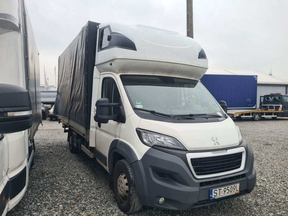 Tentinis mikroautobusas PEUGEOT BOXER PLANDEKA: foto 1