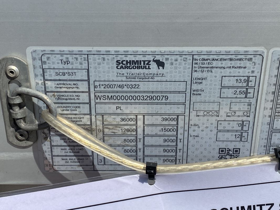 SCHMITZ CARGOBULL SCB S3T FIRANA - Tentinė priekaba: foto 5 SCHMITZ CARGOBULL SCB S3T FIRANA - Tentinė priekaba: foto 5