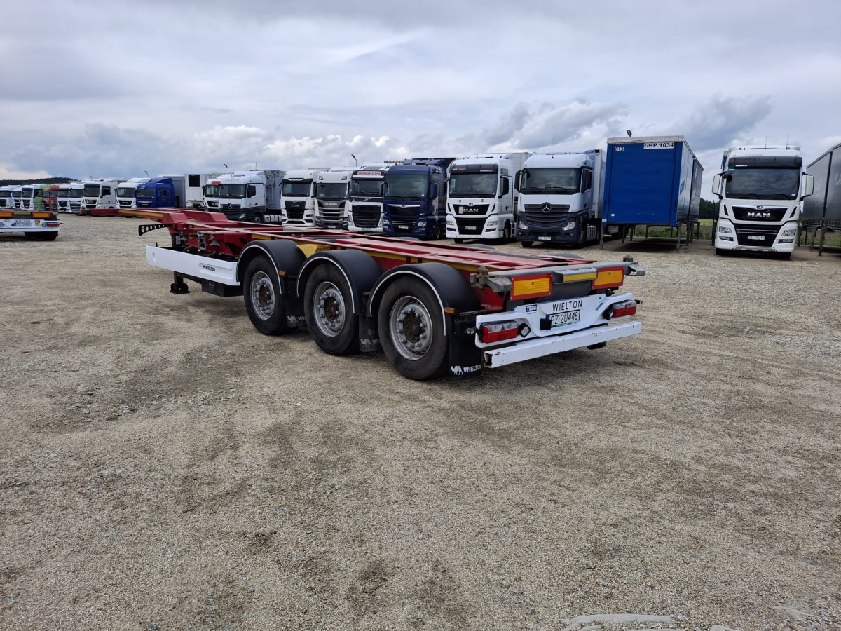 WIELTON NS3P POD KONTENERY - Konteineris-vežimus/ Sukeisti kūną priekaba: foto 1 WIELTON NS3P POD KONTENERY - Konteineris-vežimus/ Sukeisti kūną priekaba: foto 1