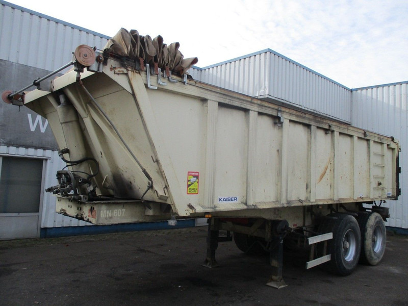 Kaiser 2 axle , Steel tipper trailer , Drum Brakes , Spring Suspension - Savivartis puspriekabė: foto 1 Kaiser 2 axle , Steel tipper trailer , Drum Brakes , Spring Suspension - Savivartis puspriekabė: foto 1