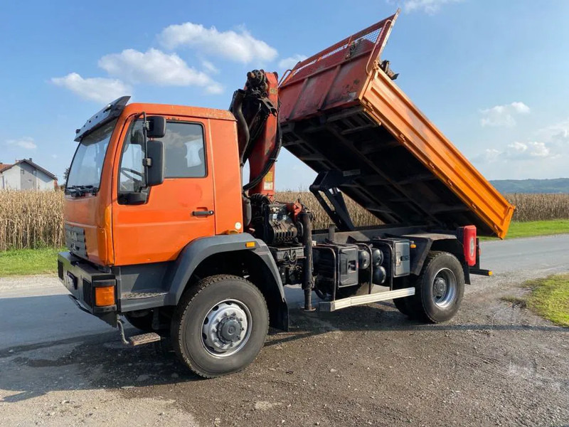 MAN LE 18-280 , 4X4 , Tipper , Palfinger PK 9501 - Savivartis sunkvežimis, Sunkvežimis su kranu: foto 2 MAN LE 18-280 , 4X4 , Tipper , Palfinger PK 9501 - Savivartis sunkvežimis, Sunkvežimis su kranu: foto 2