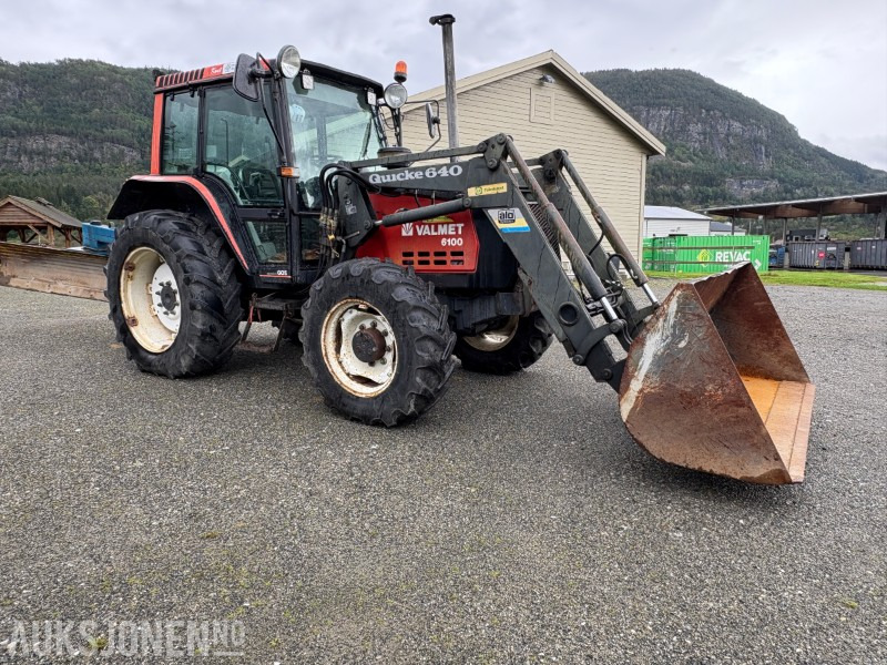 1993 Valtra 6100 Turbo m/ Quicke 640 laster og etterhengende brøyteskjær - Traktorius: foto 2 1993 Valtra 6100 Turbo m/ Quicke 640 laster og etterhengende brøyteskjær - Traktorius: foto 2
