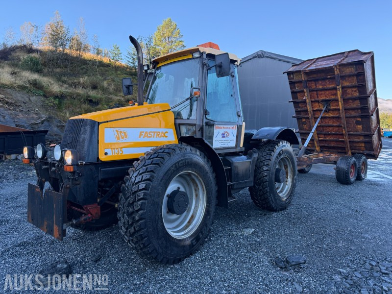 1996 JCB Fastrac 1135 7565 timer. Rep objekt med henger - Traktorius: foto 1 1996 JCB Fastrac 1135 7565 timer. Rep objekt med henger - Traktorius: foto 1